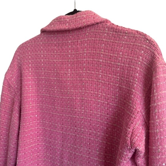 Zara Textured Sequin Overshirt, Size M - Picture 11 of 15